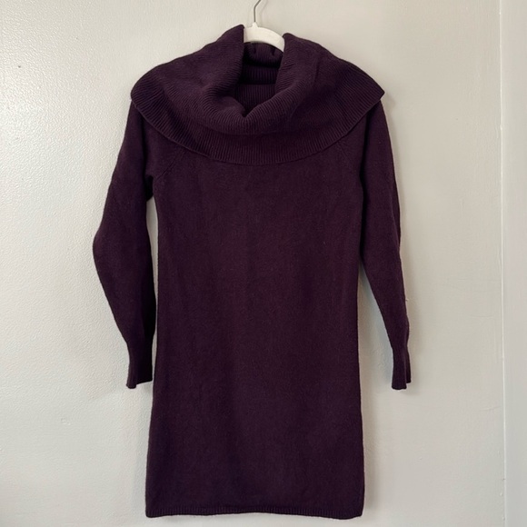 Aritzia The BABATON Group Corrigan Off Shoulder Wool Cashmere Sweater Dress - Picture 1 of 6